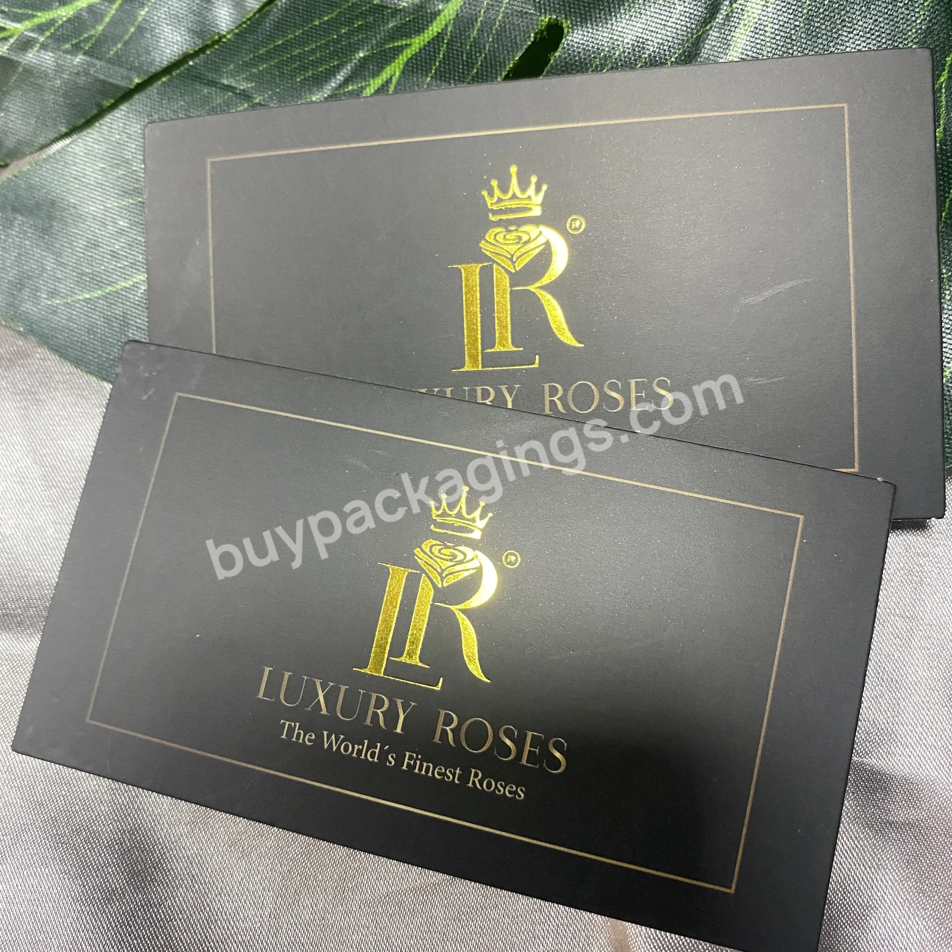Custom Logo And Size Of Invitation Card Post Card Customized Cotton Paper Cards Letterpress Printing With Hot Stamping