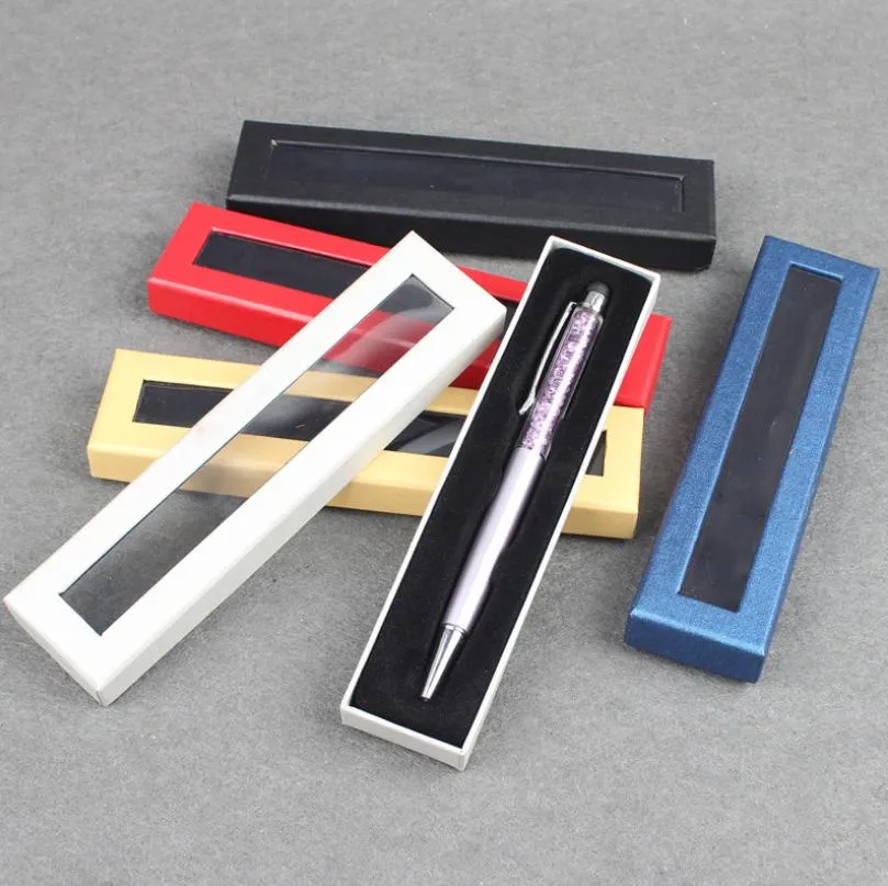 Custom Logo Black Magnetic Single Pen Packaging Box