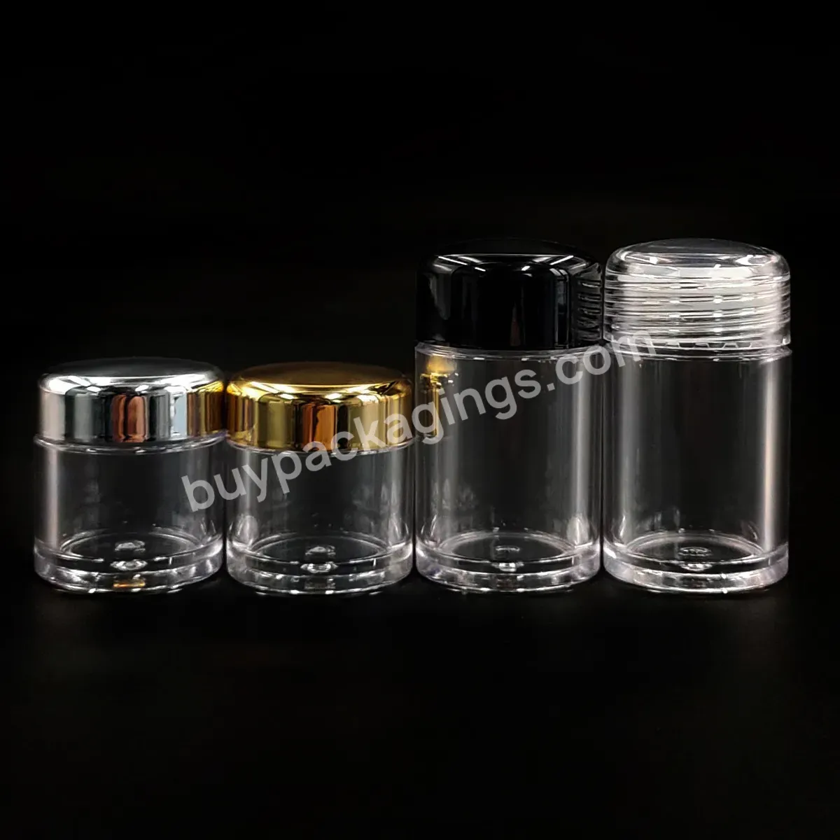 Custom Logo Color 5g 10g Plastic Container Jar For Loose Powder Cosmetic Containers For Cream And Nail Glitter - Buy Recycled Plastic Cosmetic Jars Loose Powder Jar Cosmetic Containers For Cream And Nail Glitter,Loose Highlighter Powder Loose Powder