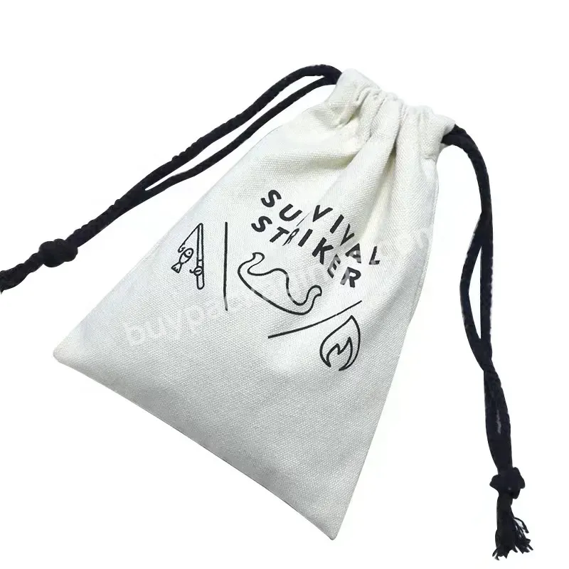Custom Logo Cotton Canvas Fabric Muslin Drawstring Bag With Printed Canvas Drawstring Bag - Buy Small Cotton Drawstring Bags,Cotton Linen Drawstring Bag,Fabric Drawstring Gift Bag With Custom Logo.