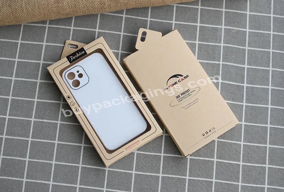 Custom Logo Eco-friendly Packaging White Cardboard Box For Mobile Phone Case Packaging Box - Buy Custom Advanced Mobile Phone Cover Box Phone Case Box Custom Black,Product Box Custom Spot Kraft Paper Environmental Protection Phone Case Packaging Box,