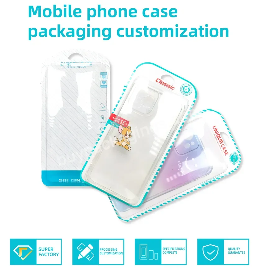 Custom Logo Eco-friendly Packaging White Cardboard Box Mobile Phone Case Packaging Box Product Box Custom Clamshell Packaging - Buy Mobile Phone Case Packaging Box Cardboard Box Folding Plastic Pvc Packaging Box,Clamshell Packaging Mobile Phone Case