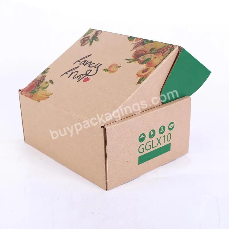 Custom Logo Factory Cheap Printing Fresh Fruit Corrugated Box Packaging - Buy Fresh Fruit Packing,Corrugated Box,Custom Logo.