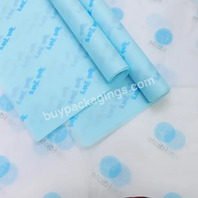 Custom Logo Gift /clothing /bouquet Tissue Paper Packing Box With Sticker Wrapping /tissue Paper - Buy Wrapping Paper,Tissue Paper Custom Logo,Tissue Paper.