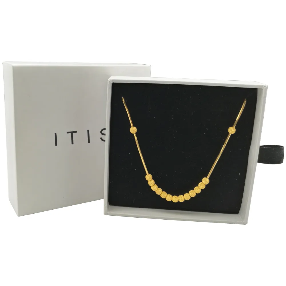 Custom logo gift paper luxury jewelry packaging box