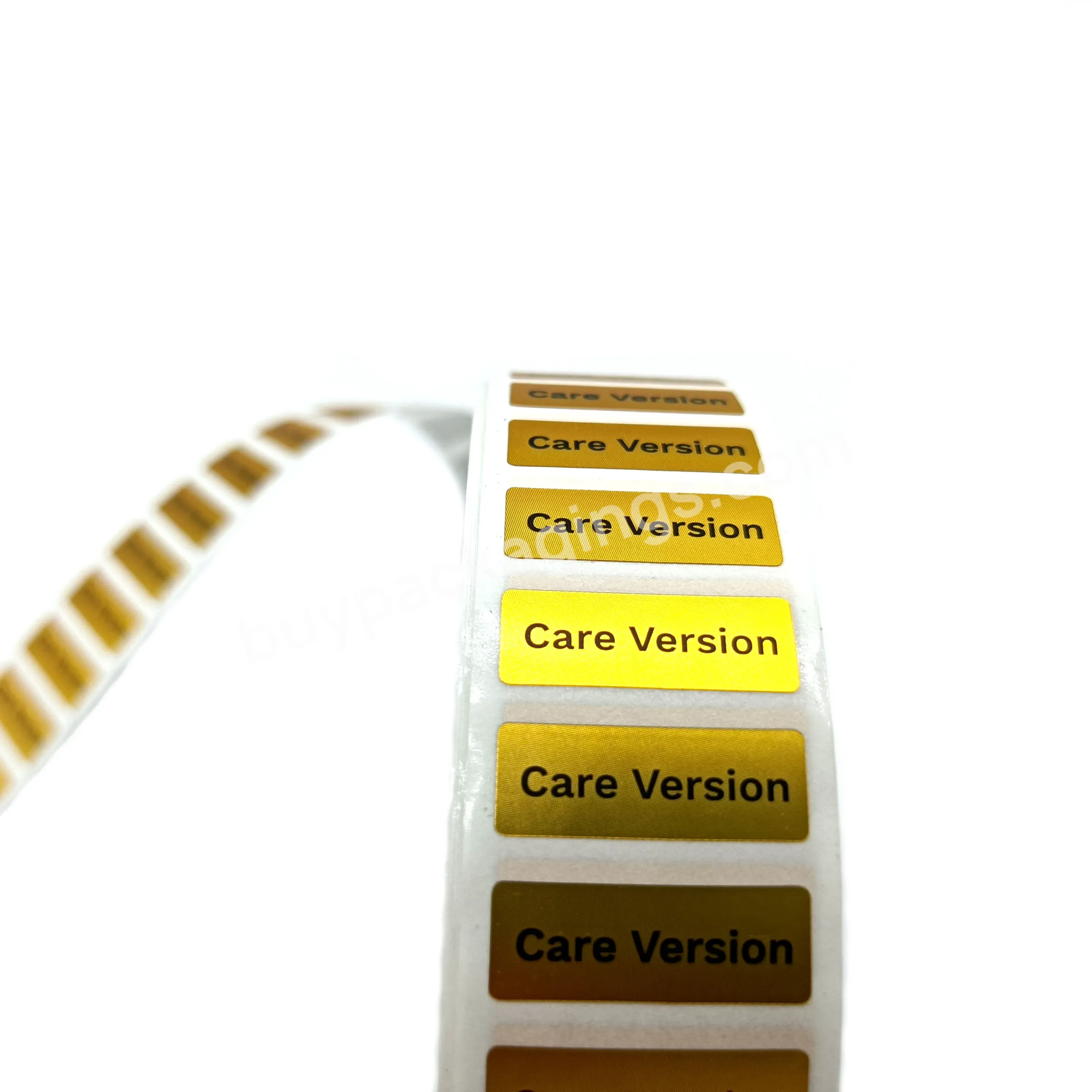 Custom Logo Laser Gold Foilng Packaging Label Custom Stickers - Buy Gold Foil Labels,Vinyl Sticker,Packaging Label.
