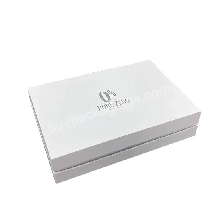 Custom Logo Luxury Cardboard Paper Packaging White Removable Lid Rigid Gift Boxes With Neck - Buy Removable Lid Rigid Box,Packaging Box,Customized Boxes.