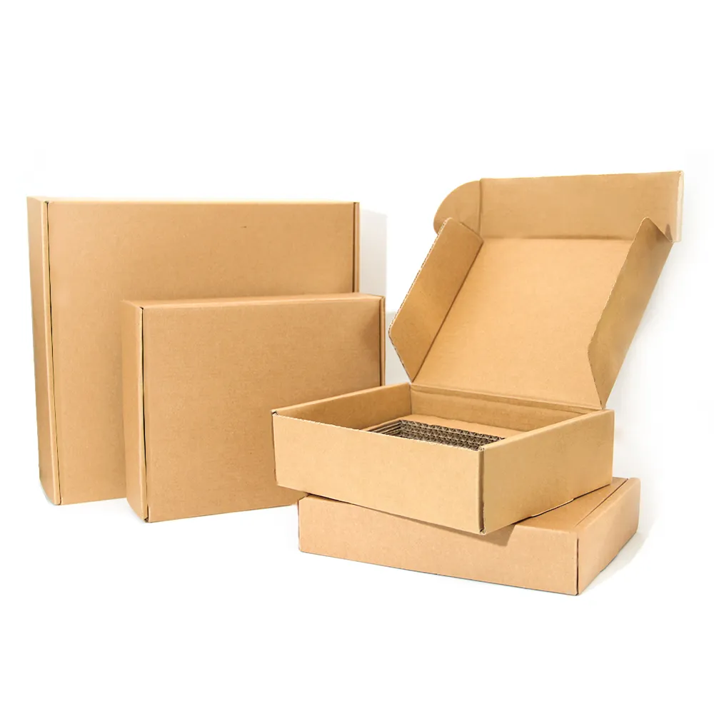 Custom Logo Packaging Large Cardboard Carton Mailer Box Baby Clothing Shoes Corrugated Packaging Paper Shipping Boxes