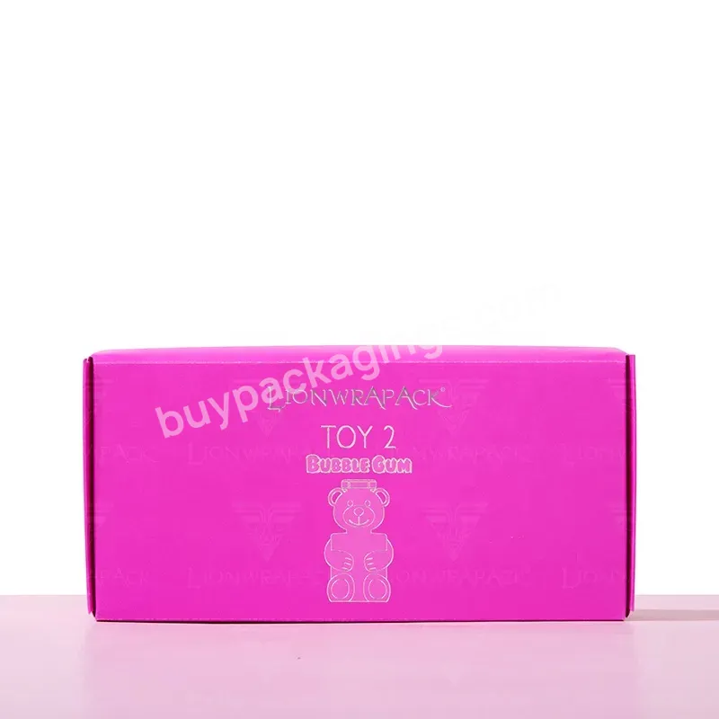 Custom Logo Pink Card Shipping Box For Makeup Brush Perfume Paper Mailer Packaging Box For Cosmetics - Buy Makeup Brush Packaging Box,Makeup Brush Box Packaging,Perfume Paper Box.