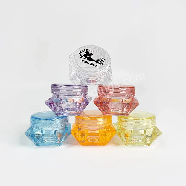 Custom Logo Plastic Jar Oil Smell Proof Container - Buy Plastic Mini Jars,Oil Smell Proof Container,Custom Oil Jar.
