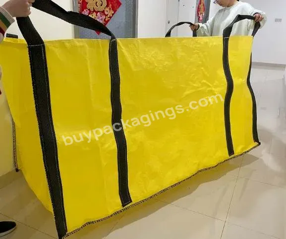 Custom Logo Plastic Pp Woven 1000kg Bulk Bulk Sand Fibc Container Skip Bag Jumbo Jumbo Bulk Bags For Sand