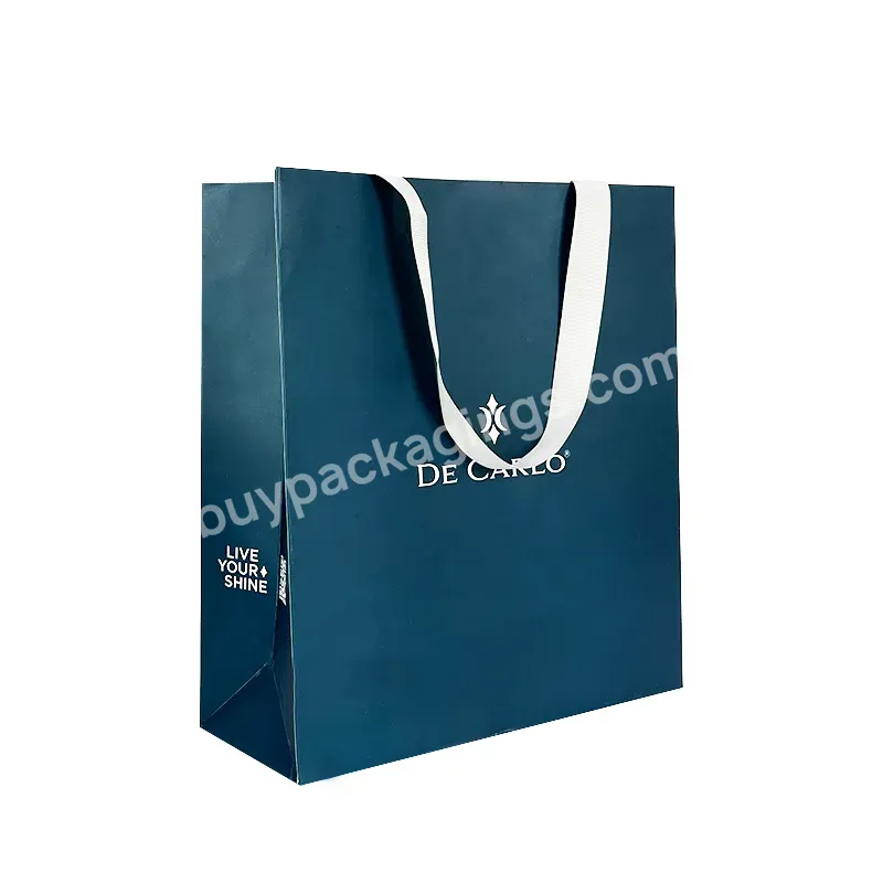 Custom Logo Print Jewelry Luxury Shopping Bag Watch Art Paper Ribbon Bag - Buy Jewelry Luxury Shopping Bag,Watch Bag,Paper Bag.
