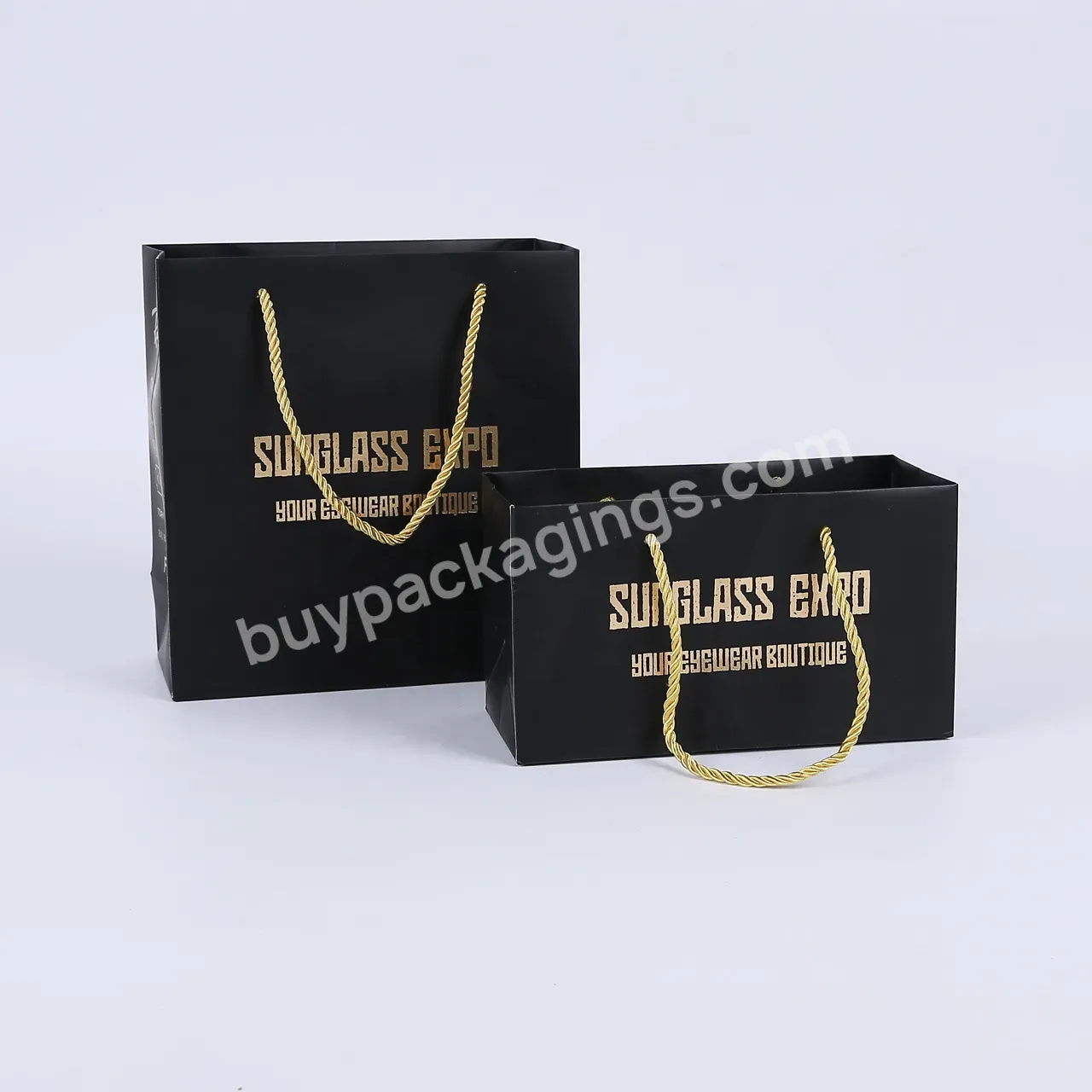 Custom Logo Printed Cardboard Bolsas Shopping Garment Black Retail Carry Luxury Packaging Gift Paper Bag With Ribbon Handle - Buy Packaging Gift Bag,Custom Paper Bag,Gift Paper Bag With Ribbon Handle.