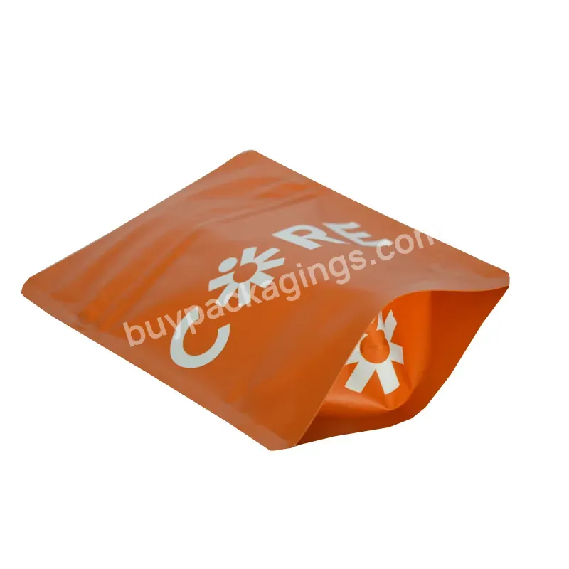Custom Logo Printed Resealable Mylar Foil Zip Stand Up Pouch Food Grade Smell Proof Eco Friendly Plastic Packaging Bag - Buy Zip Mylar Bag,Resealable Aluminium Foil Bag,Custom Logo Printing Mylar Bags.