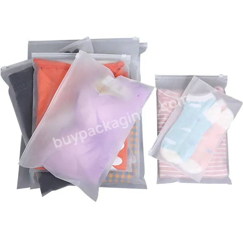 Custom Logo Printed Zip Lock Plastic Pe Bags For Clothing Packing - Buy Plastic Bags Clear Packing For Clothing,Clear Pe Plastic Bags With Logo,Clear Plastic Garment Bag.