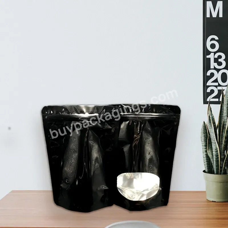 Custom Logo Printing Mylar Gummies Smell Child Proof Stand Up Pouch Matte Black 3.5g Mylar Bag With Windows - Buy Custom Logo 3.5g Mylar Bag With Windows,3.5g Mylar Bag,Gummies Smell Child Proof Stand Up Pouch.