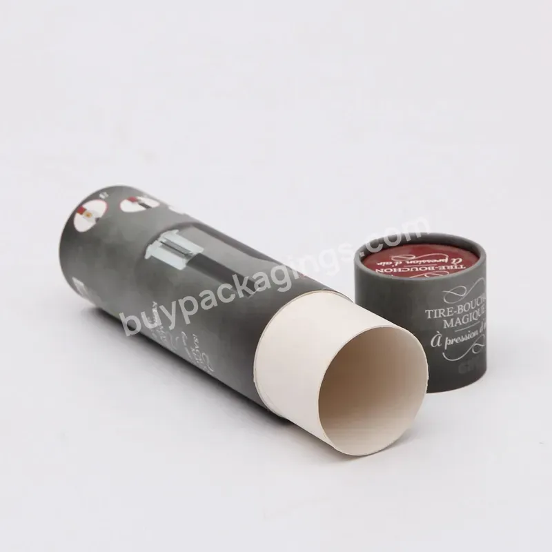 Custom Logo Printing Paper Hard Cylinder T-shirt Perfume Paper Tube Packaging Cardboard Round Box - Buy Paper Tube,Packaging Paper Tube Box,Kraft Paper Tube.