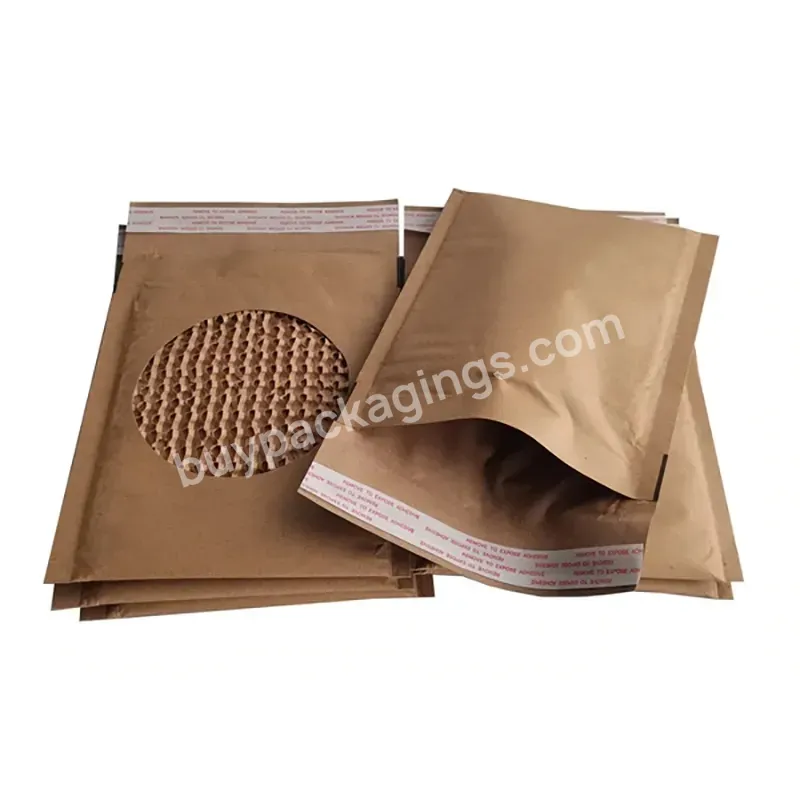 Custom Logo Recyclable Biodegradable Brown Expandable Mailer Paper Bag Honeycomb Express Courier Mailer Bags - Buy Mailer Bags,Paper Mailer Bags,Honeycomb Mailing Bags.