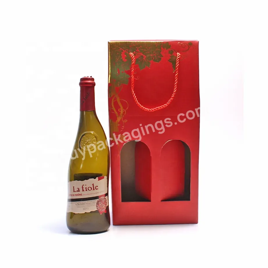 Custom Logo Recycled Materials Printing Corrugated Red Wine Gift Packaging Box Package Shipping For Wine - Buy Wine Box,Wine Box Packing,Wine Gift Shipping Box.