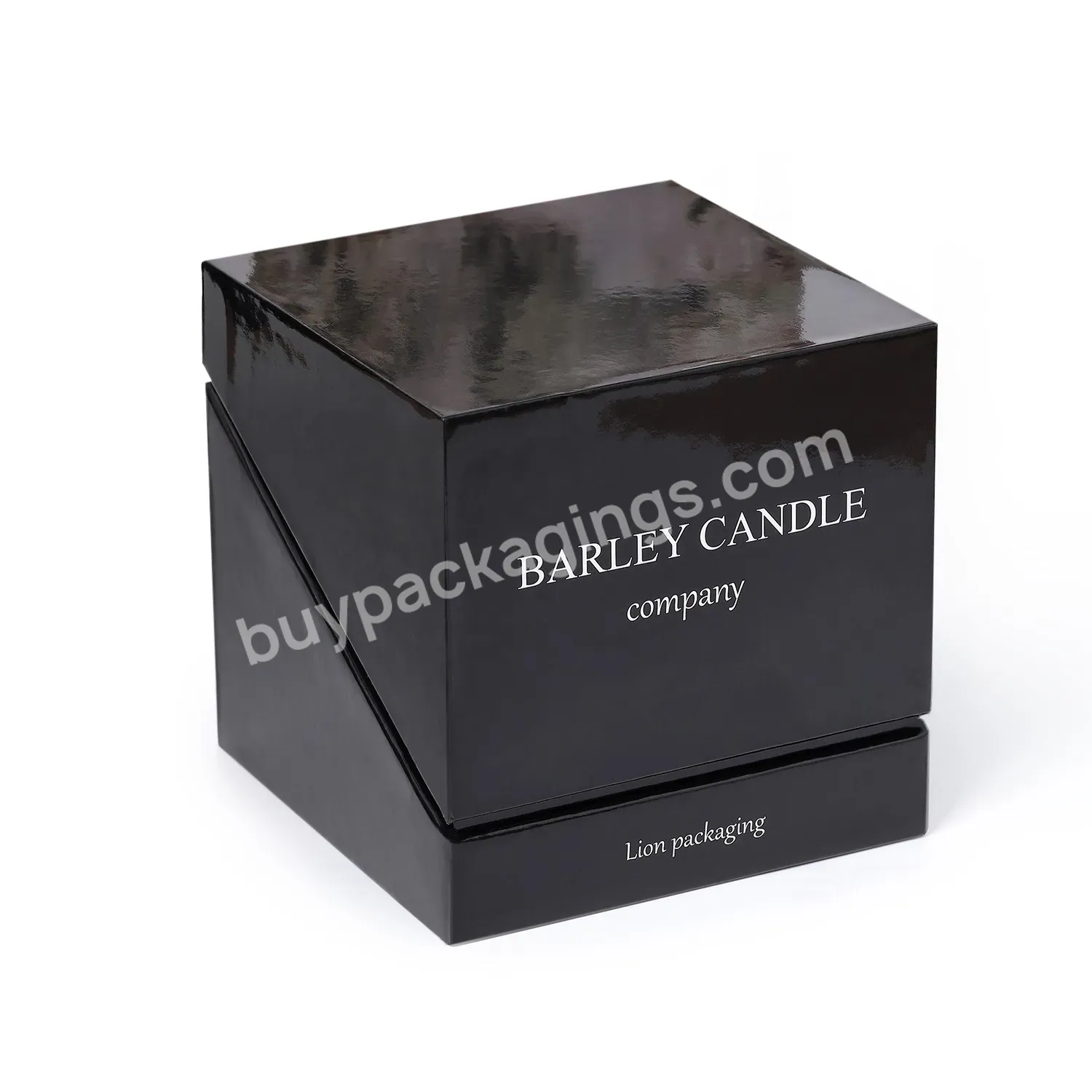Custom Logo Rigid Paper Packaging Luxury Matte Black Candle Gift Box For Candles - Buy Candle Boxes Custom Logo,Candle Box With Insert,Candle Box Print.