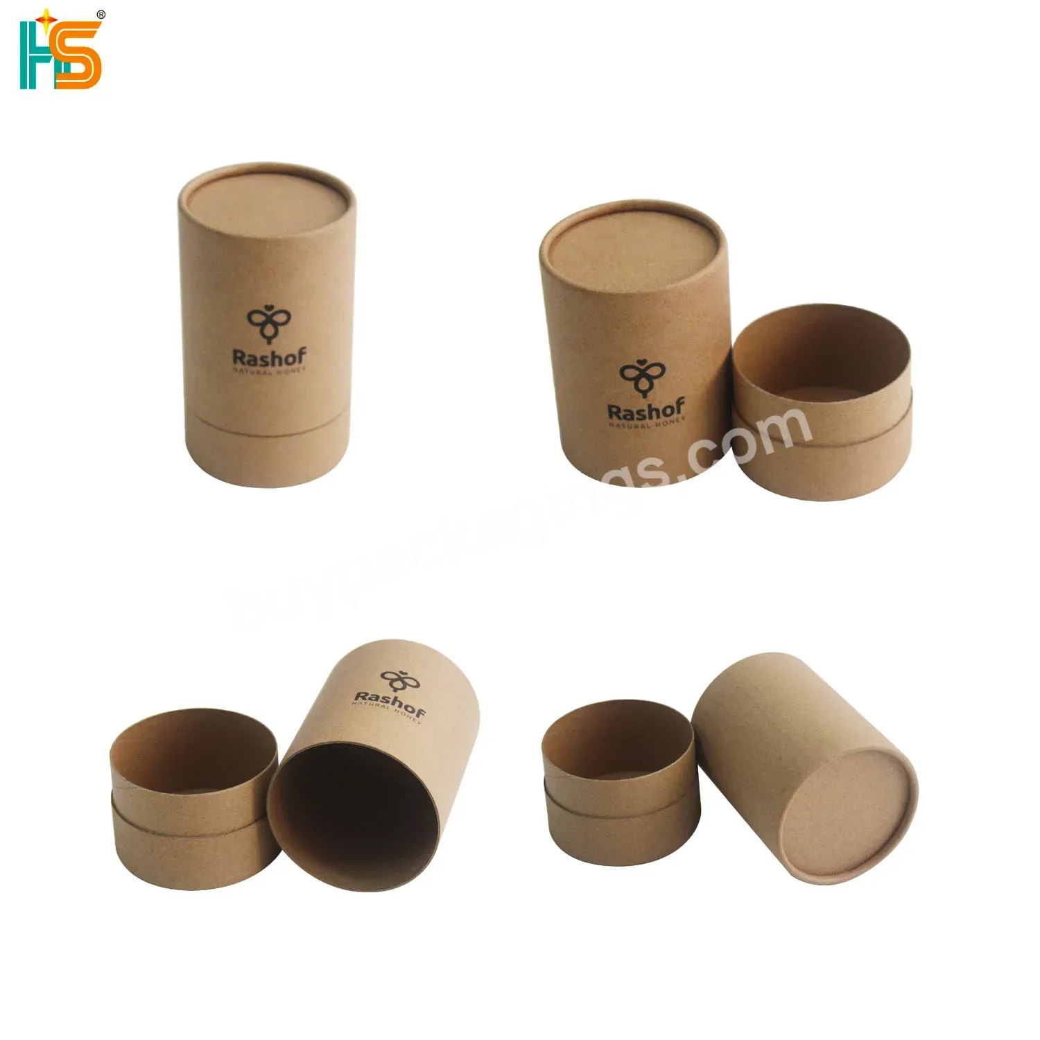 Custom Logo Small Recycled Kraft Paper Round Tube Cylindrical Packaging Box - Buy Small Packaging Gift Box Recycled Craft Paper Tube,Kraft Paper Tube Cylindrical Packaging Box,Craft Round Box.
