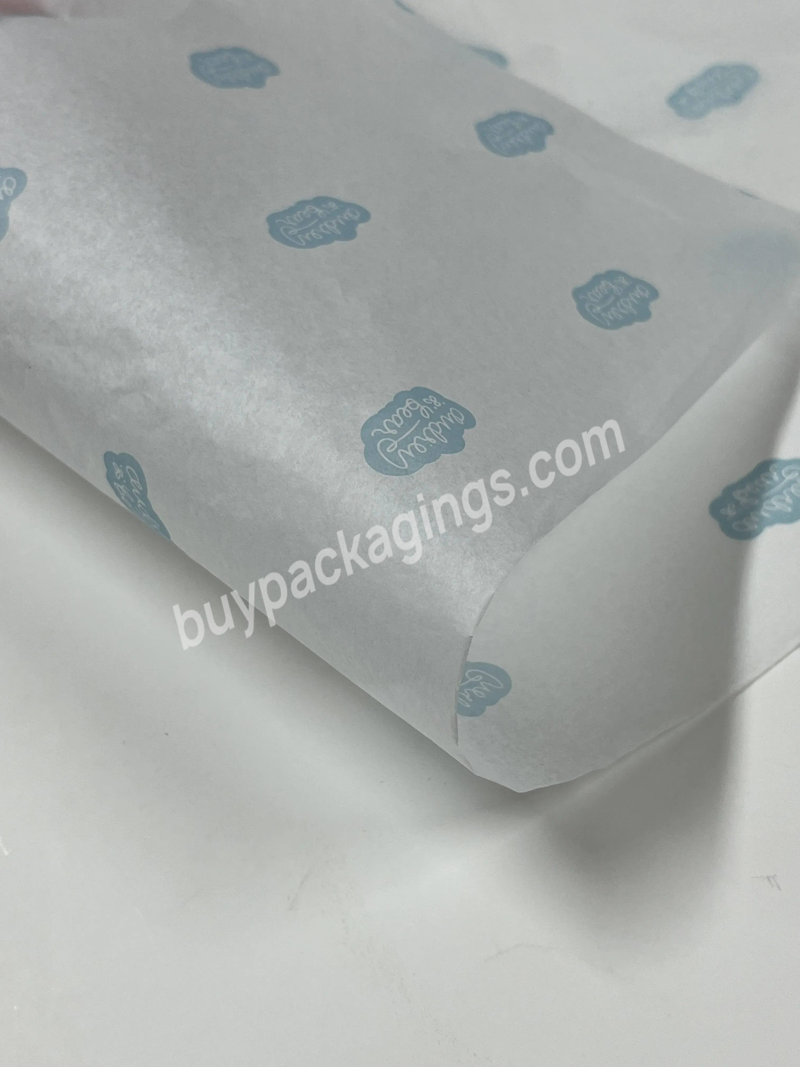 Custom Logo Tissue Wrapping Paper Clothes Shoes Wrapping Tissue Packing Wrapping