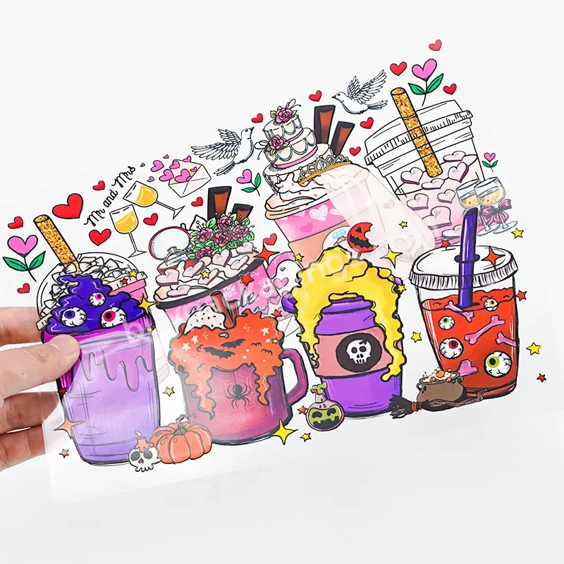 Custom Low Moq Waterproof 16oz 20oz Uv Dtf Cup Wrap Transfer Stickers For Tumblers - Buy Transfer Stickers For Tumblers,Water Proof No Moq Uv Dtf Cup Wrap Transfers Sticker For Cups Tumblers,Hot Sell Uv Dtf Film Stickers High Adhesive Diy Logo Person