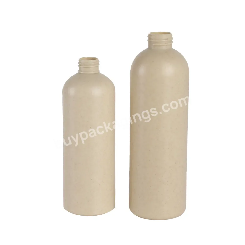 Custom Luxury Biodegradable Eco Friendly Environmental Wheat Straw Facial Foam Pump Cleanser Bottles Packaging For Cosmetics - Buy Wheat Straw Bottles,Empty Foam Pump Bottle,Biodegradable Packaging For Cosmetics.