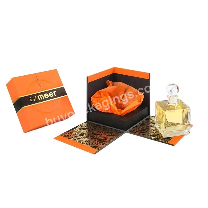 Custom Luxury Orange Paper Cardboard Box Perfume /arts Crafts /souvenir/ Packaging Box With Luxury Gold Foil - Buy Custom Luxury Orange Paper Cardboard Box,Perfume /arts Crafts/glass Craft /souvenir/ Packaging Box,Special Design Custom Printing Paper
