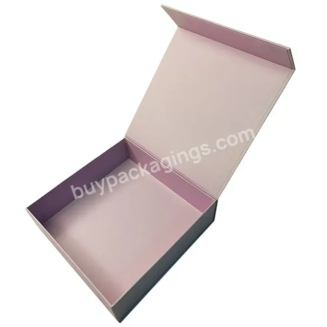 Custom Luxury Packaging Boxes Clothing Magnetic Closure Matt Lamination Folding Paper Gift Boxes With Glossy Uv Coating Logo P&c Packaging - Buy Custom Luxury Packaging Boxes Clothing,Magnetic Closure Matt Lamination Folding Paper Gift Boxes,Gift Box