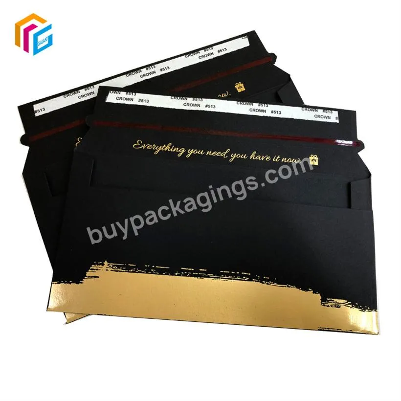 Custom Mail Envelope Rigid Postal Courier Shipping Bag Mailers For Clothing Packaging
