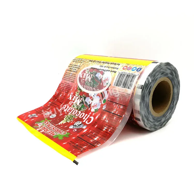Custom Matte Bopp Plastic Film Rolls Glossy Laminated Packaging Film Rollstock Film For Food Pack