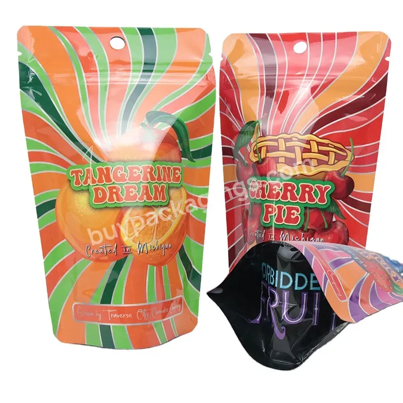 Custom Mylar Bags Glossy Smell Proof Ziplock Pouch Chid Ziplock Resrelable Stand Up Fruits Food Packing Bags - Buy Custom Mylar Bags With Clear Window,Custom Print Matte Recycled Bag Child Proof Resistant Zipper Mylar Bags Plastic Packaging Food Bag
