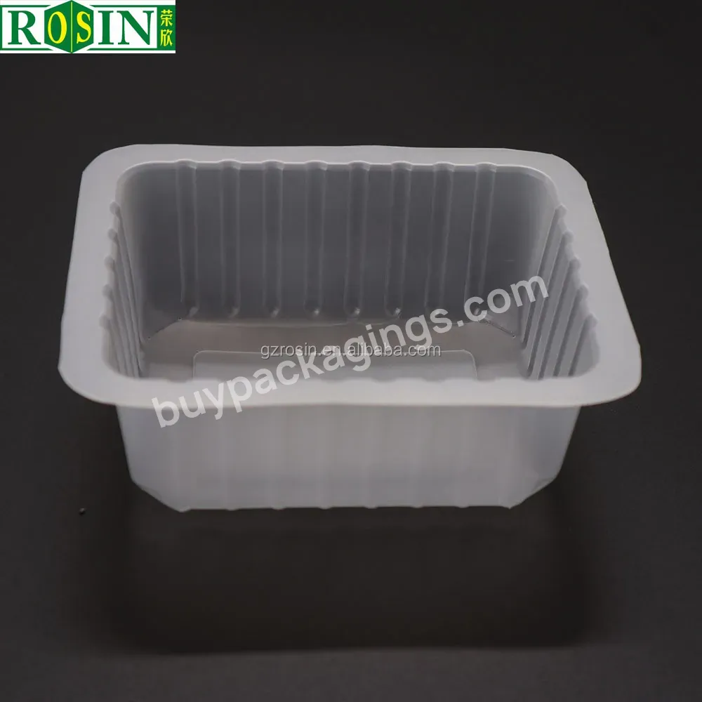 Custom New Product Pp Plastic Blister Fruit/vegetable/frozen Meat Food Packaging Microwaveable Disposable Food Tray