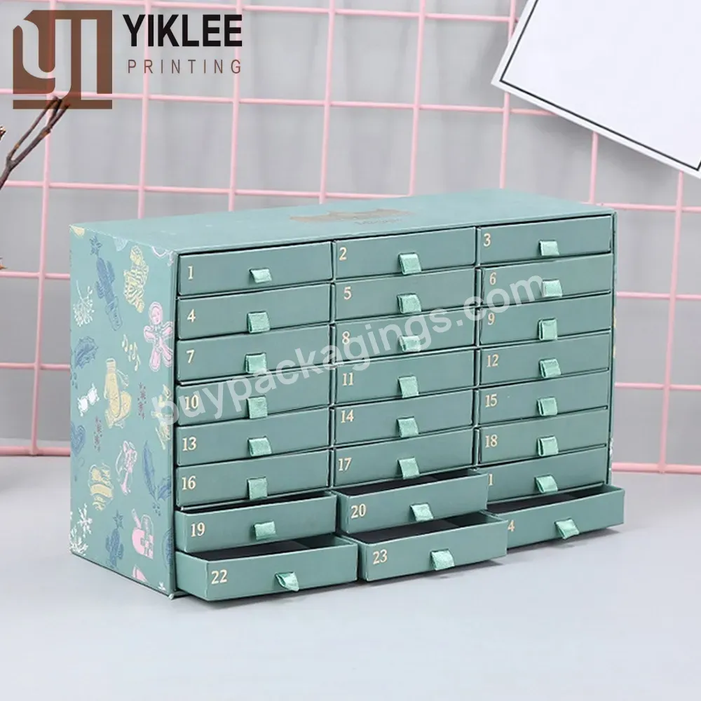 Custom New Year Decor Gifts Party Supplies Gift Jewelry Cosmetic Display Case Diy Advent Calendar Paper Box Packaging Countdown - Buy Advent Calendar Paper Box Packaging,Gift Jewelry Cosmetic Display Case Diy,New Year Decor Gifts Party Supplies.