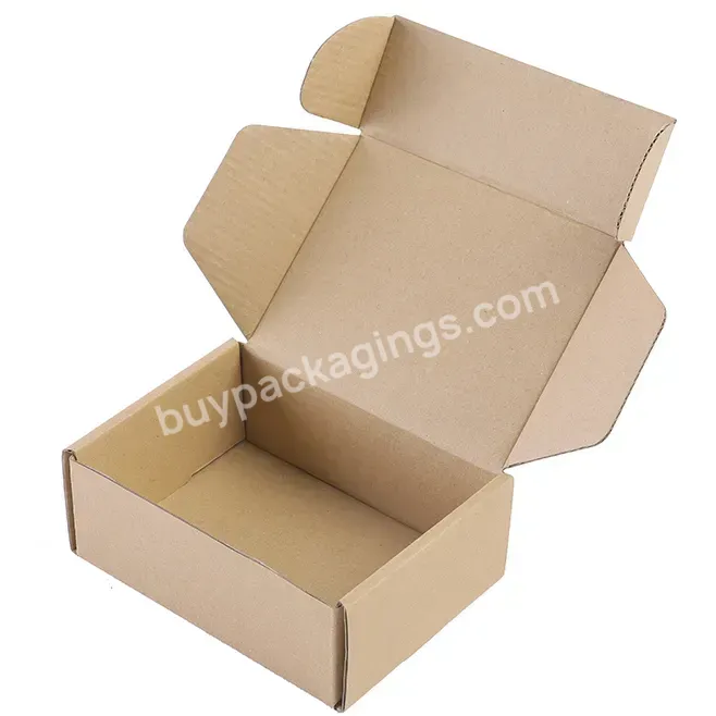 Custom Packaging Gift Box Shipping Packing Mailer Kraft Cardboard Folding Corrugated Paper Boxes - Buy Craft Printing Luxury Marble Packwoods 350 400gsm Design Sturdy Quality Stamping Foldable Print Logo Ribbon Personalized Pulp,Biodegradable Packagi