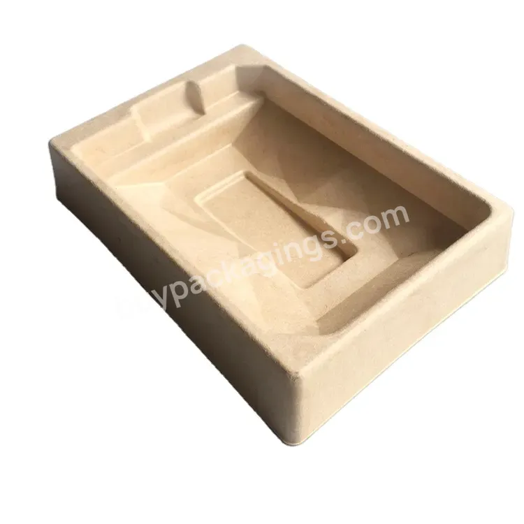 Custom Packaging Waterproof Industrial Molded Bamboo Pulp Embossed Inner Package Mold Tray Product Packaging - Buy Packaging Tray For Electroinc,Recycled Paper Tray,Molded Bamboo Fiber Pulp Packaging Inner Tray.