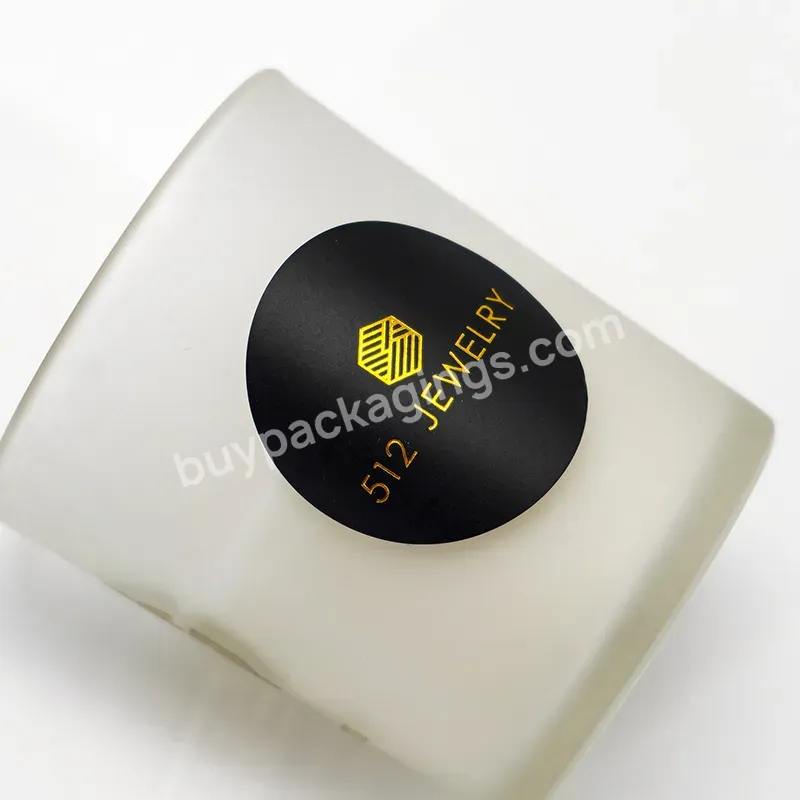 Custom Personalized Design Brand Logo Gold Foil Waterproof Adhesive Luxury Scented Candles Private Packaging Label Sticker Maker - Buy Custom Printed Vinyl Waterproof Removable Adhesive Sticker Printing,Packaging Labels,Custom Sticker Printing.