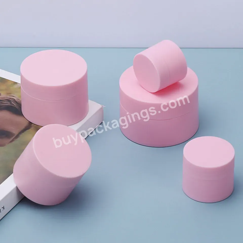 Custom Pet 30ml 50ml 80ml 100ml 120ml Skin Care Cosmetic Packaging Wood Grain Screw Cap Body Eye Cream Jar