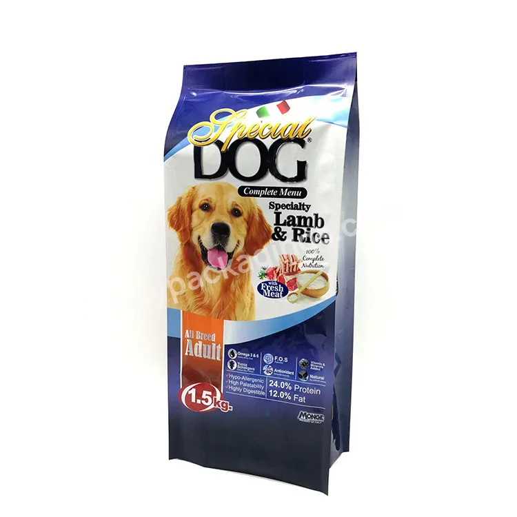 Custom Plastic Dog Cat Treat Doypack Pouch Recyclablethree Side Sealed Gusset Bags For Pet Food - Buy Side Gusset Bags Recyclable,Dog Food Doypack,Gusset Plastic Treat Bag.
