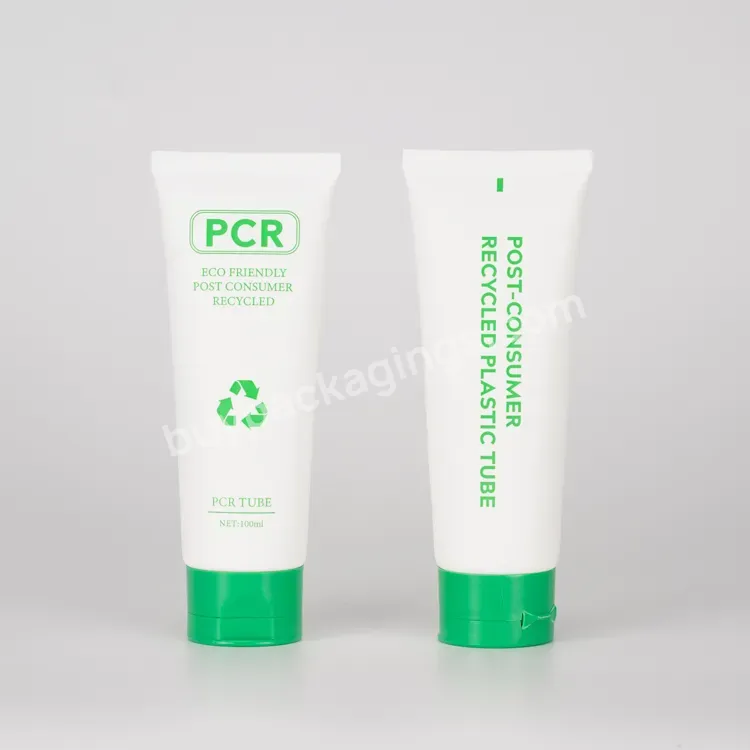 Custom Plastic Pcr Tubes Recycled Cosmetic Tube Packaging For Face Cream Wash - Buy Soft Tube,Cosmetic Squeeze Packaging Soft Tube,Costom Plastic Cosmetic Squeeze Packaging Soft Tube.