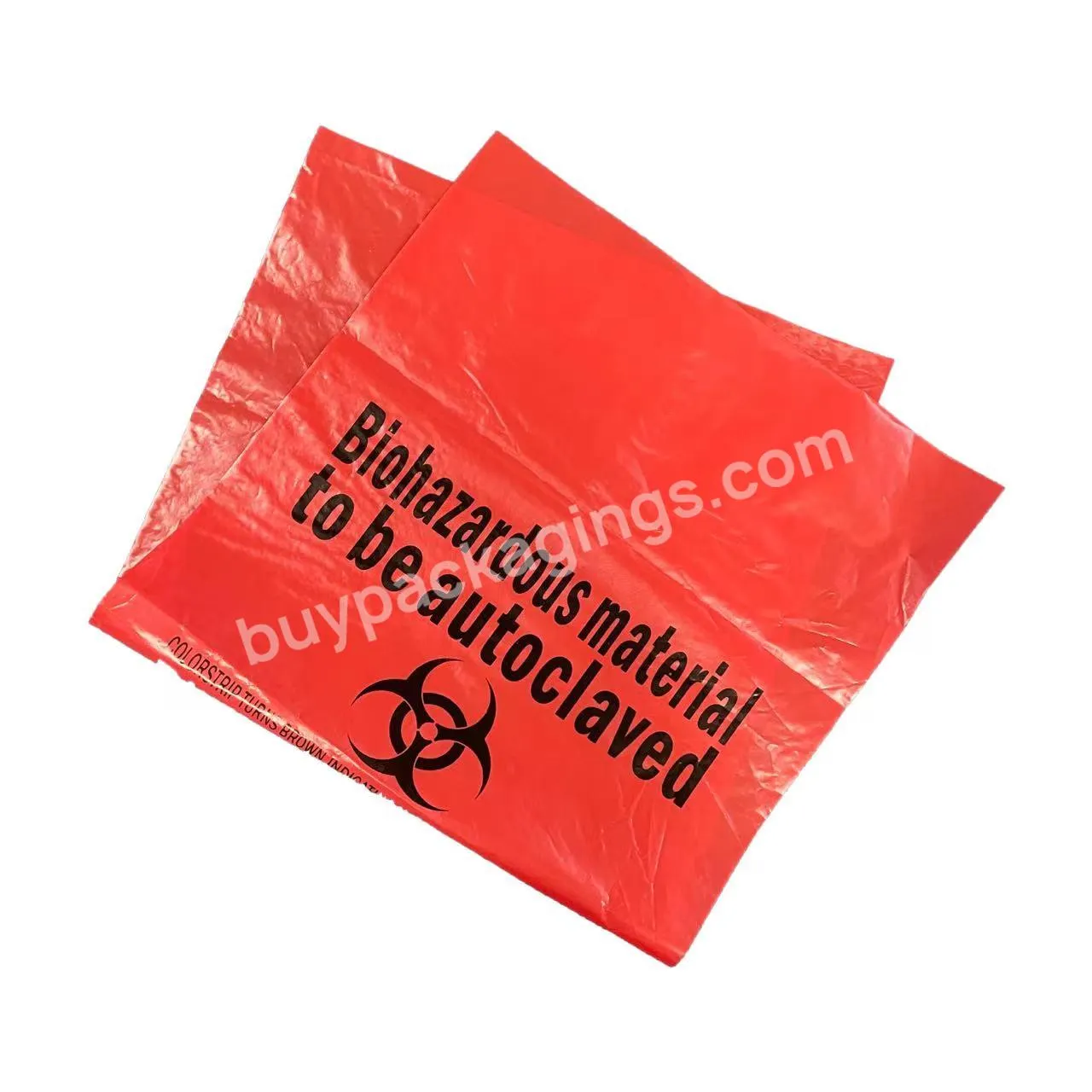 Custom Plastic Polybags Biohazard Biodegradable Plastic Bag