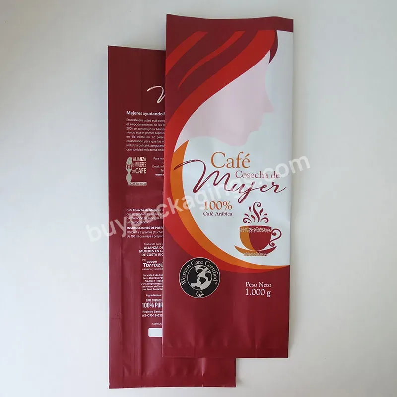 Custom Plastic Side Gusseted Bag Coffee Bean Packaging Bag/coffee Foil Pouches With Valve - Buy Side Gusset Packing Bag,Coffee Bean Packaging Bag,Bag With Valve.