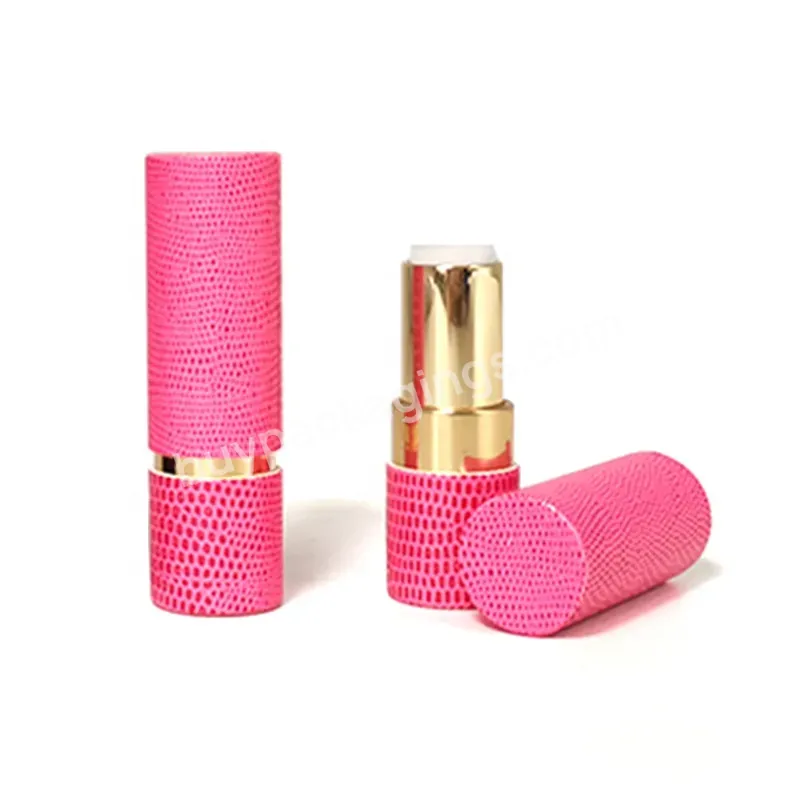 Custom Premium Cosmetic Lipstick Round Shape Cardboard Container Packaging White Red Gold Lipstick Paper Tube - Buy Lipstick Tube,Lipstick Container,Lipstick Packaging.