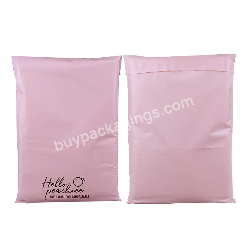 Custom Print Logo Envelope Clothing Pack Courier Shipping Biodegradable Packaging Pink 100%compostable Mailing Bags - Buy Biodegradable Mailer Bags,Wholesale Shipping Envelope Bag Mailing Mailers Bags,Custom Printed Color Self Adhesive Seal Polybag P