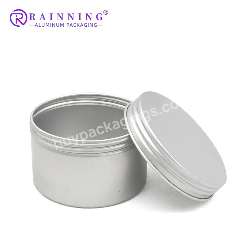 Custom Printed 200ml Seamless Metal Candles Tin Containers Empty Metal Container Matte Black/white Candle Container - Buy Candles Tin,Metal Container,Candle Container.