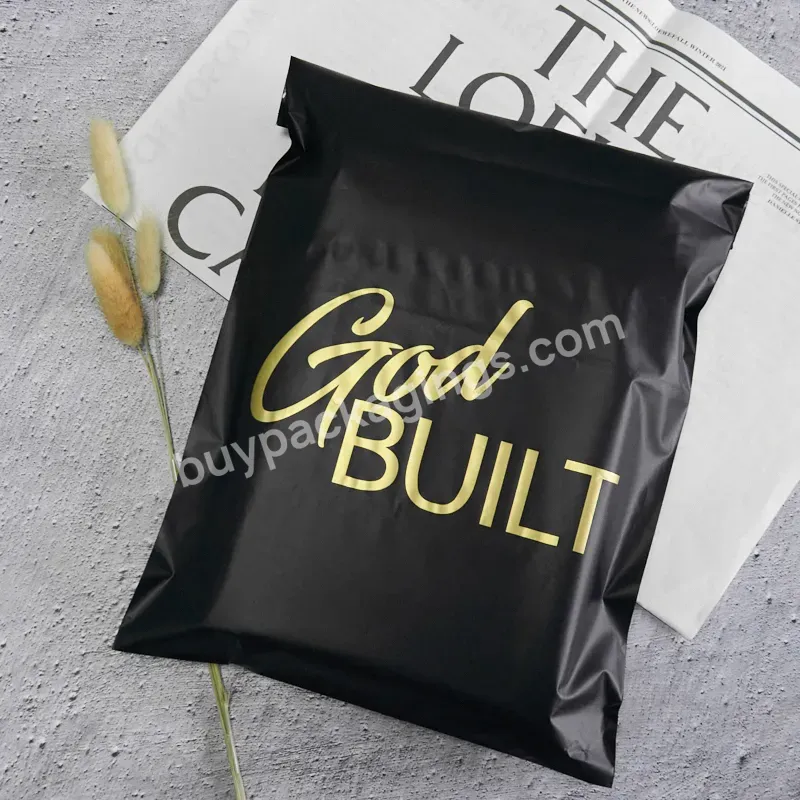 Custom Printed Biodegradable Matte Black Poly Mailers Plastic Packaging Shipping Courier Bags For Clothing Shipping - Buy Matte Black Poly Mailers,Poly Mailers For Clothes,Bags For Packaging Poly Mailers.