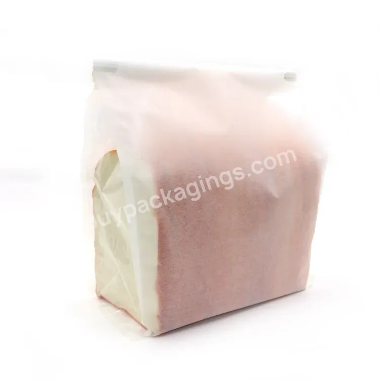 Custom Printed Bread Paper Bag With Window,Greaseproof Food Paper Bag,Paper Food Bag Wholesale - Buy Paper Bag With Window,Food Paper Bag,Greaseproof Food Paper Bag.