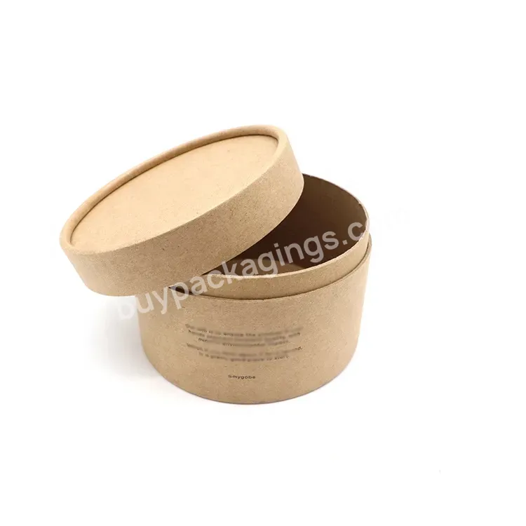 Custom Printed Cardboard Cylinder Candle Packaging Gift Round Kraft Paper Boxes With Lid - Buy Boxes Cardboard,Custom Printed Boxes,Packaging Boxes.