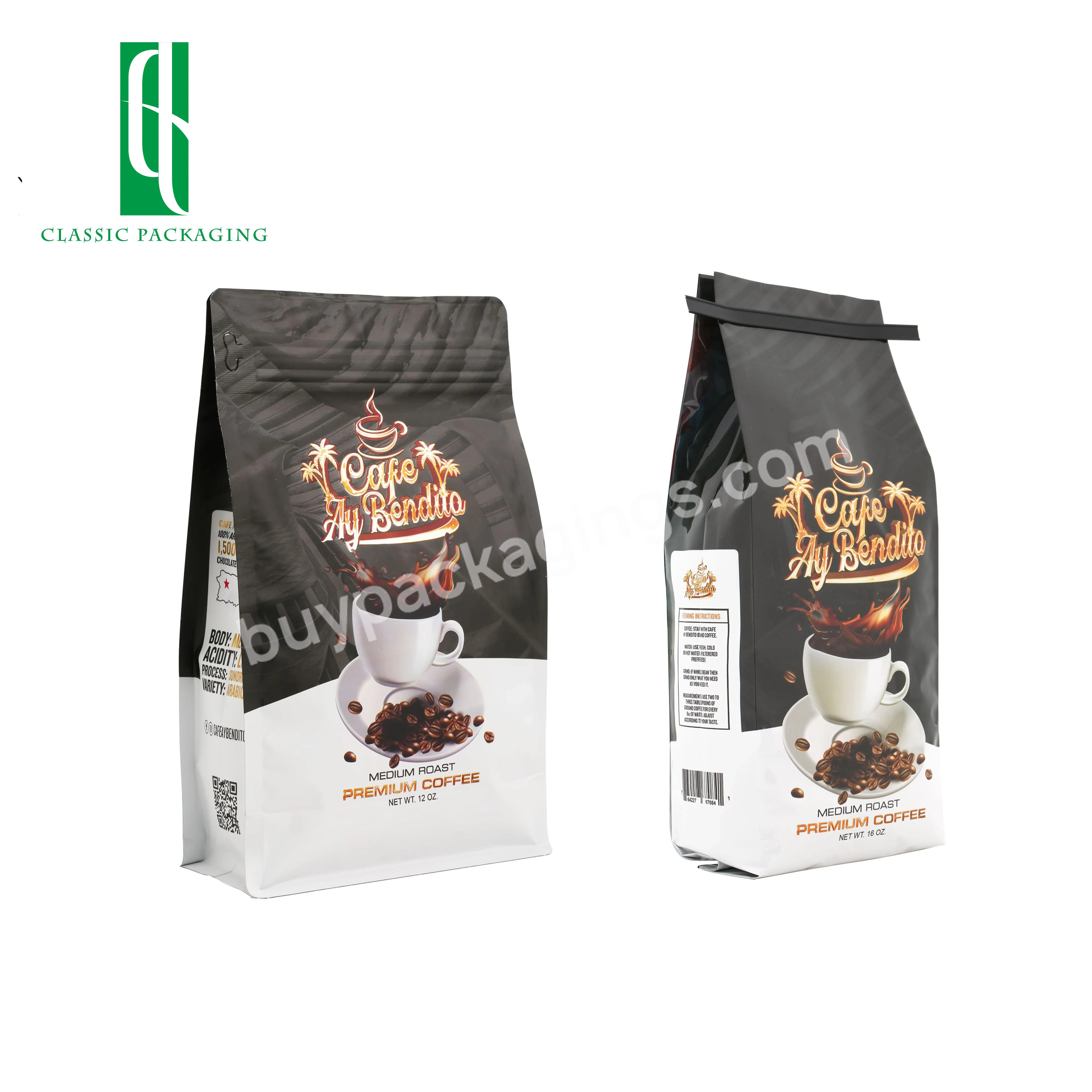 Custom Printed Coffee Bag Personalizada Aluminio Trilaminadas 12oz 500gr 1kg Bolsas Para Cafe Con Valvula - Buy Bolsas Para Cafe,Bolsas De Cafe,Bolsa Cafe.